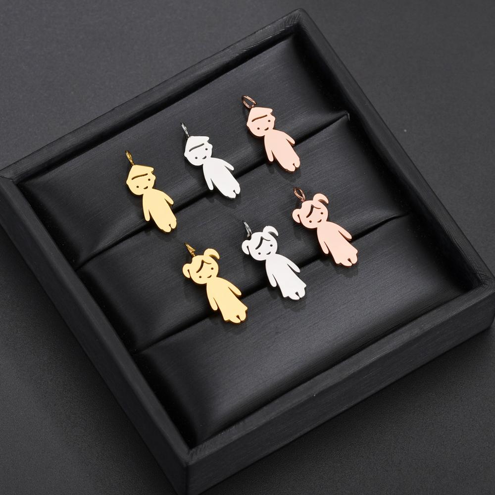 Collier Personnalisé Enfant Fille ou Garçon | Pendentif Acier Inoxydable Gravé Prénom & Date | Bijou Famille Unique