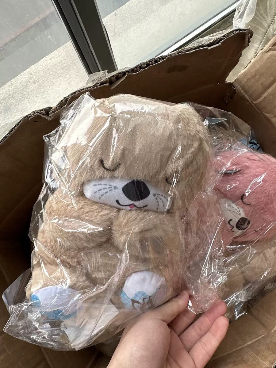 Peluche Apaisante Bébé avec Respiration et Musique – Otarie ou Ourson – Aide au Sommeil et à l’Apaisement