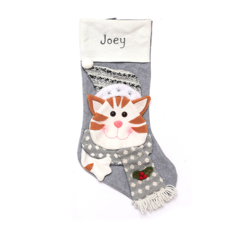 botte de noël pou animaux de compagnie - chaussons de noël