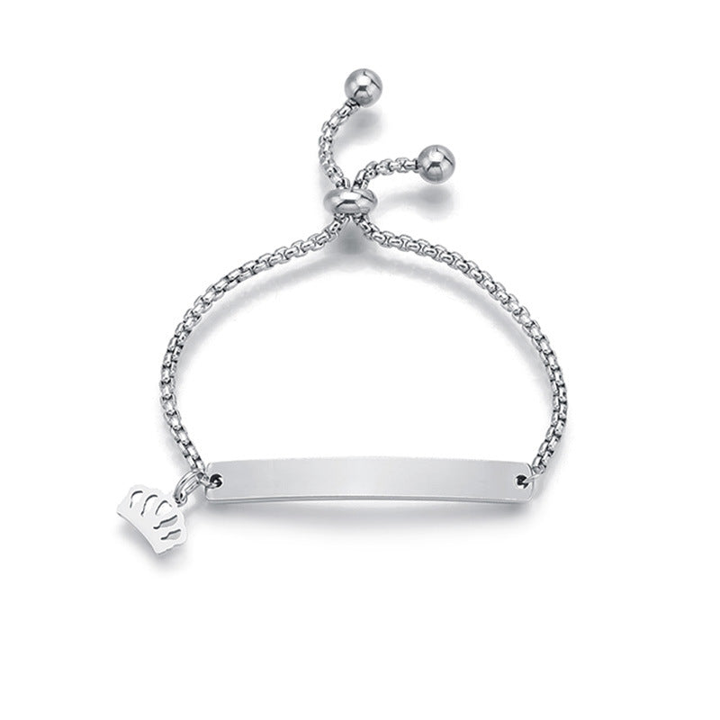 gourmette Personnalisé en Acier Inoxydable – Bijou Gravé