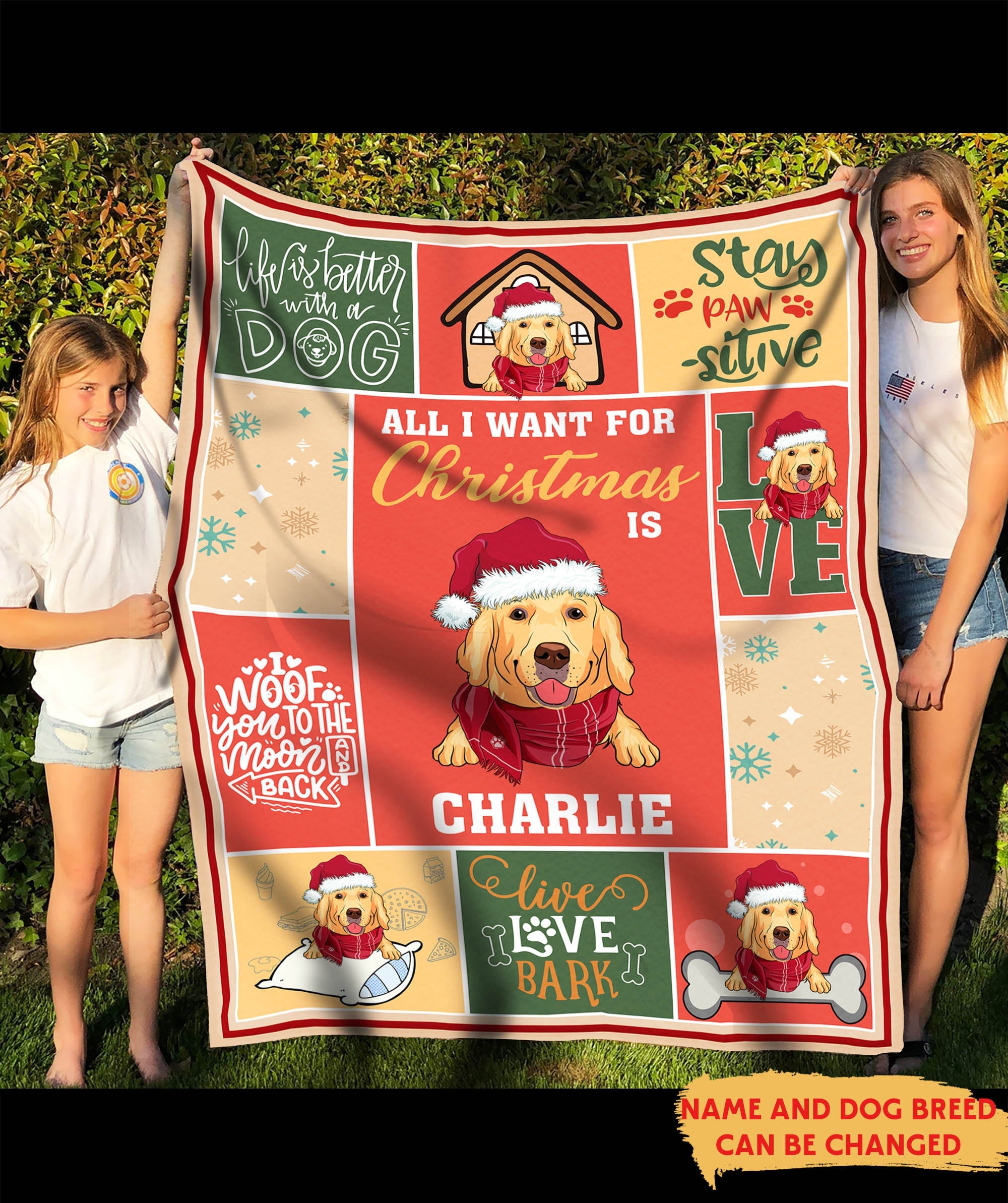Plaid Personnalisé avec Photo – Couverture Douce & Chaude | Cadeau Idéal pour Amoureux des Animaux