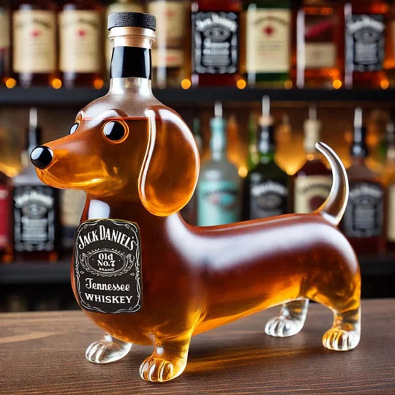 Carafe à Whisky 10oz Rigolote « Middle Finger » | Canard, Tortue, Chien | Décoration Bar & Maison