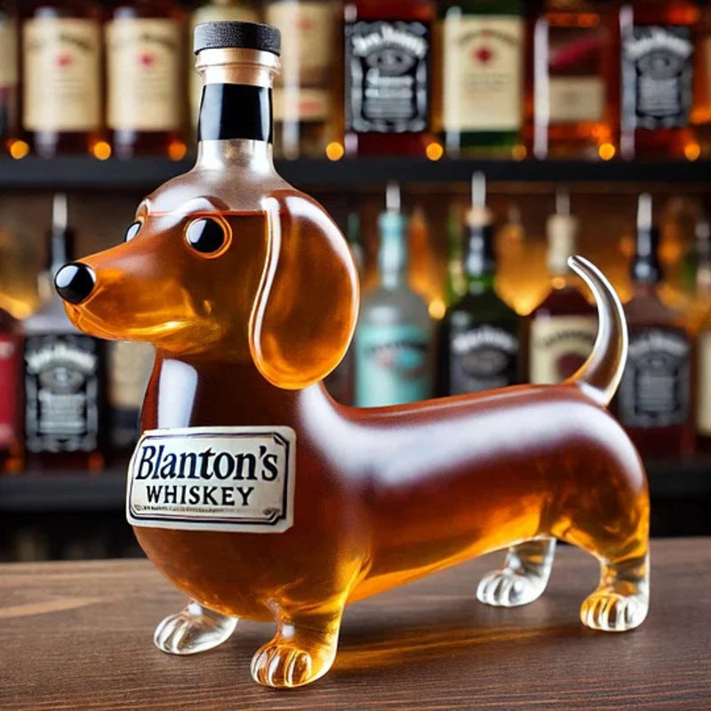 Carafe à Whisky 10oz Rigolote « Middle Finger » | Canard, Tortue, Chien | Décoration Bar & Maison