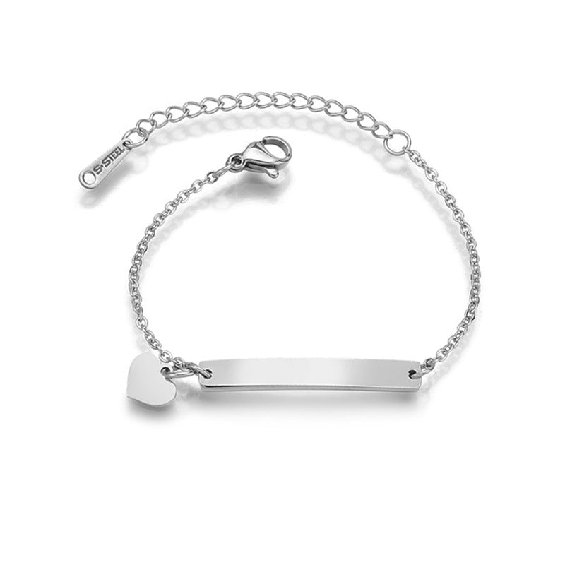 gourmette Personnalisé en Acier Inoxydable – Bijou Gravé