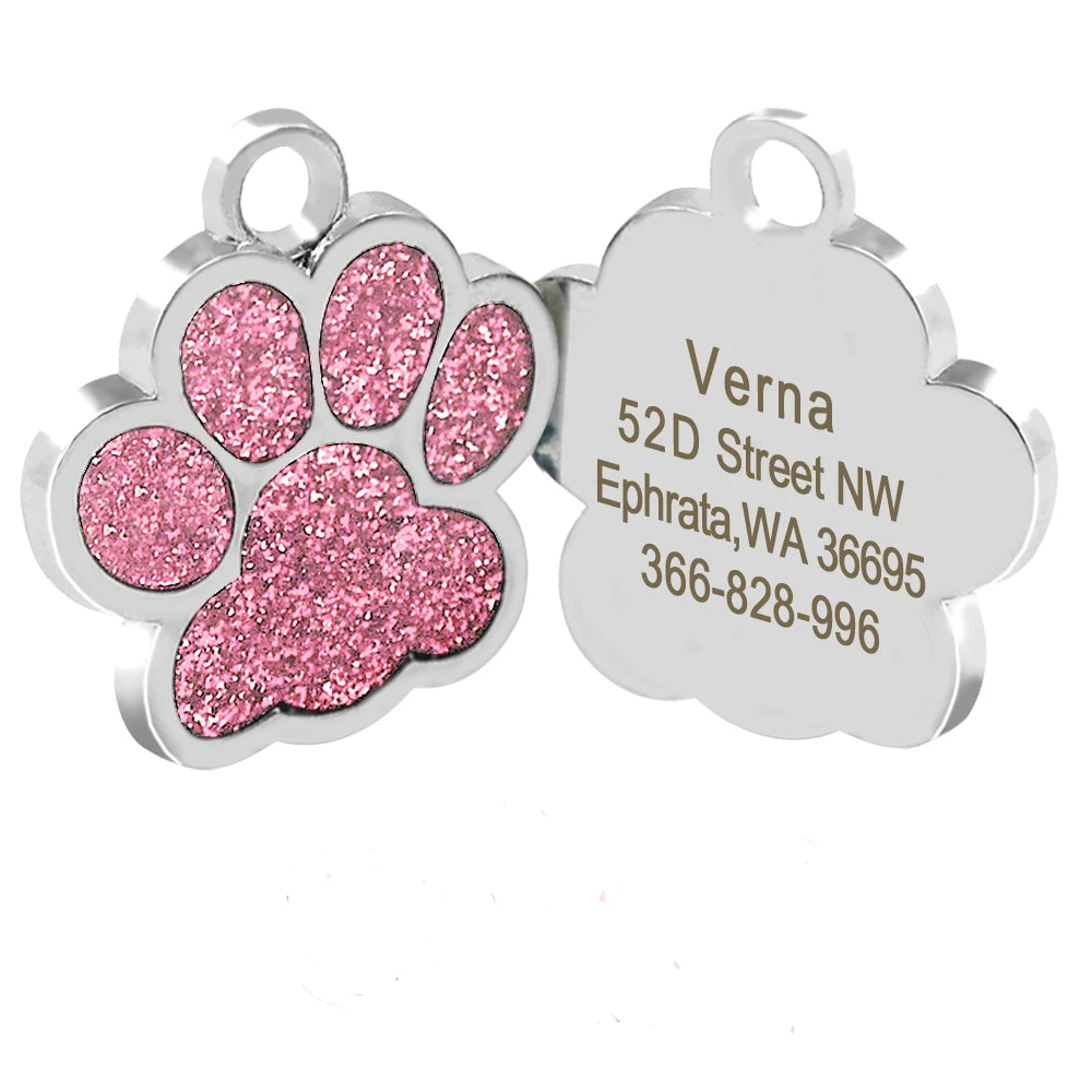 Médaillon Personnalisé pour Animal | Gravé avec Nom et Collier | Accessoire Chien & Chat
