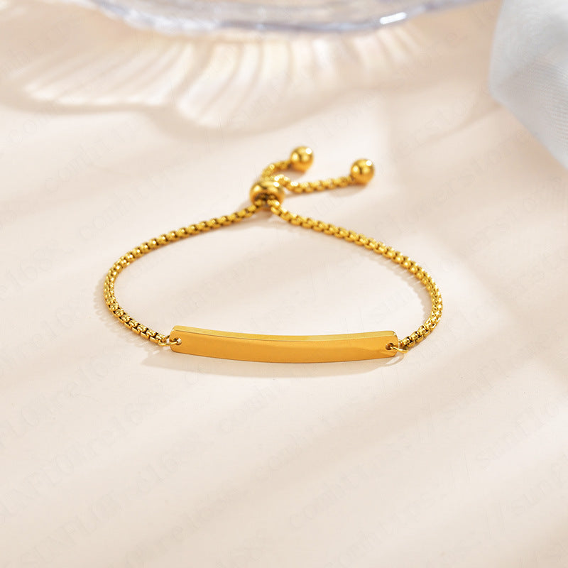 gourmette Personnalisé en Acier Inoxydable – Bijou Gravé
