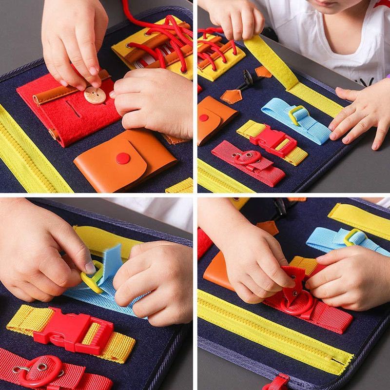 Valise Motrcité Montessori – Jouet Éducatif Précoce pour Enfants TDAH, Dys et Autistes, Développement Motricité Fine et Autonomie