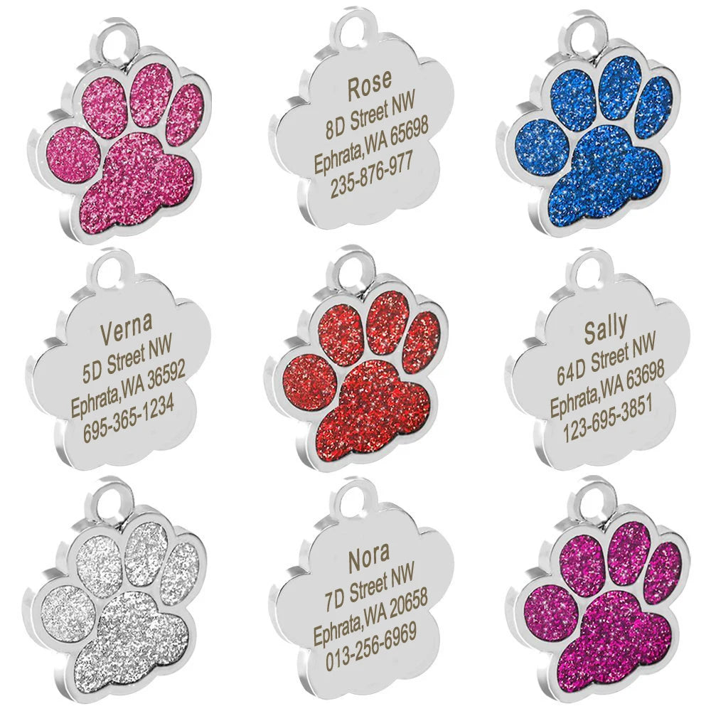 Médaillon Personnalisé pour Animal | Gravé avec Nom et Collier | Accessoire Chien & Chat
