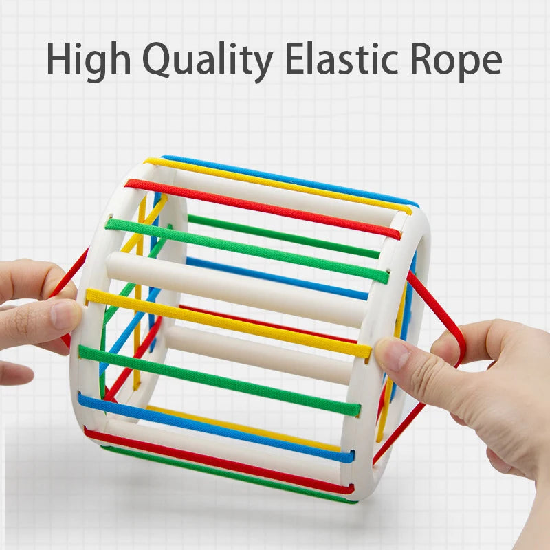 Blocs Géométriques Montessori pour Bébé – Jouet Éducatif Cube Couleurs pour Motricité et Perception Sensorielle, Adapté Enfants TDAH, Dys et Autistes