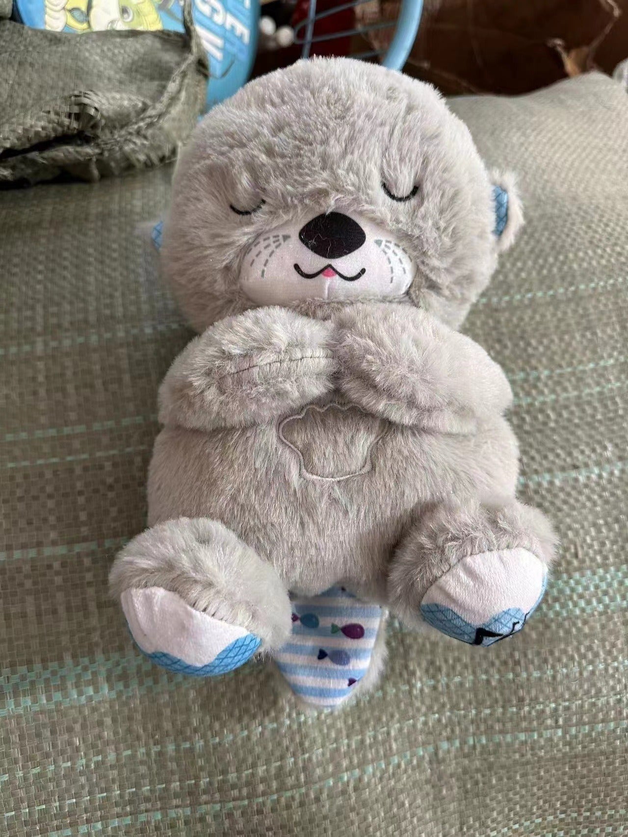 Peluche Apaisante Bébé avec Respiration et Musique – Otarie ou Ourson – Aide au Sommeil et à l’Apaisement