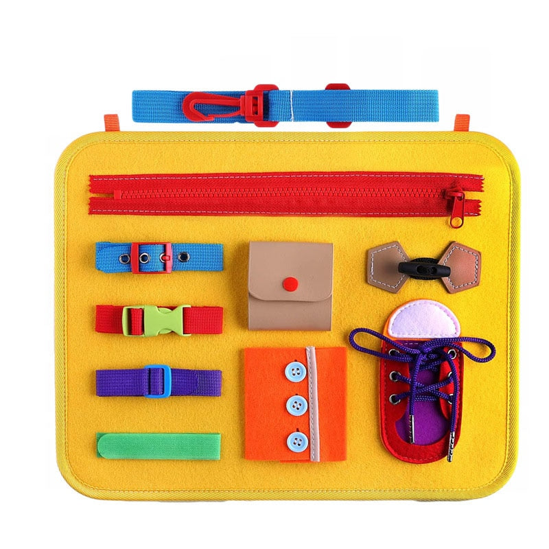 Valise Motrcité Montessori – Jouet Éducatif Précoce pour Enfants TDAH, Dys et Autistes, Développement Motricité Fine et Autonomie