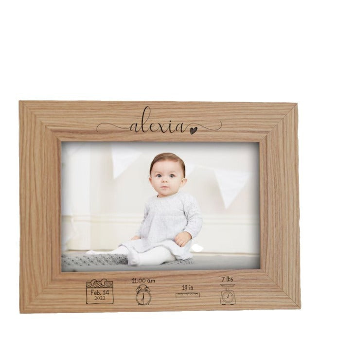 Cadre Photo Personnalisé Gravé | Cadeau
