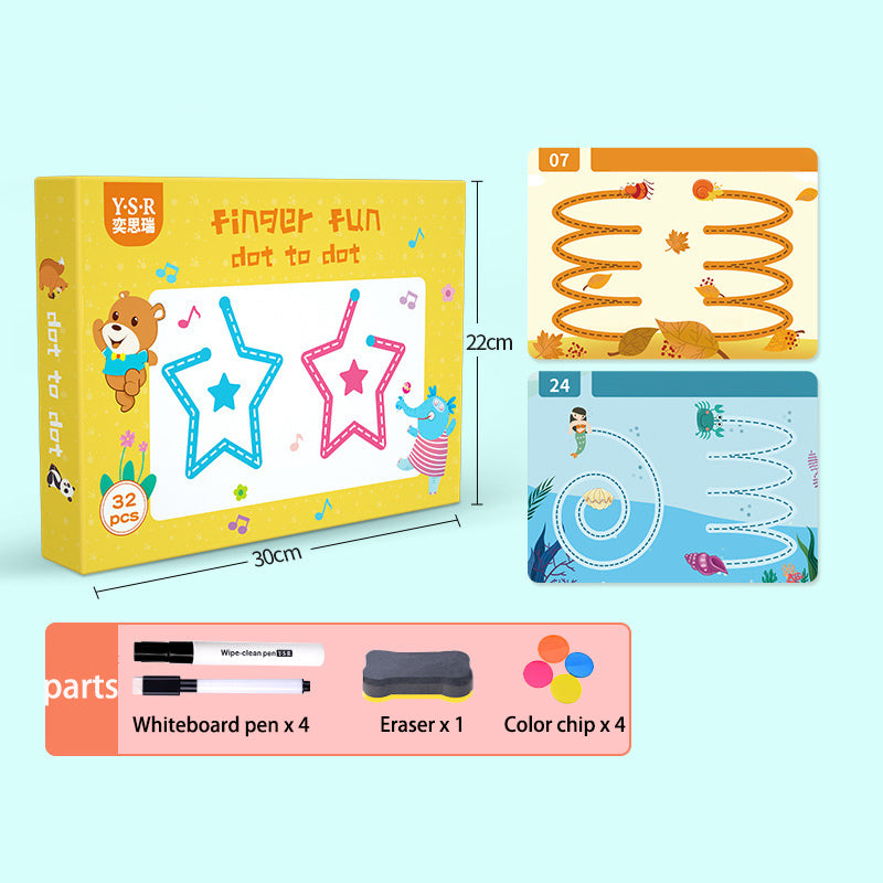 Cahier d’Entraînement au Contrôle du Stylo – Traçage, Logique et Concentration – Activités Éducatives Pré-Écriture