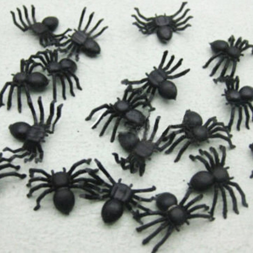 Lot de 50 Fausses Araignées Halloween – Décorations Effrayantes et Accessoires de Farces