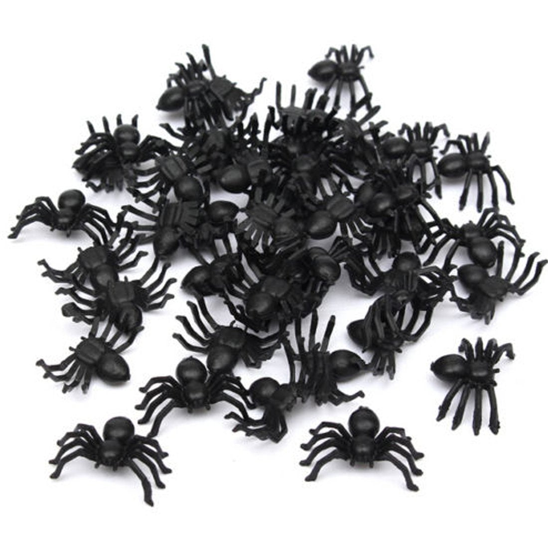 Lot de 50 Fausses Araignées Halloween – Décorations Effrayantes et Accessoires de Farces