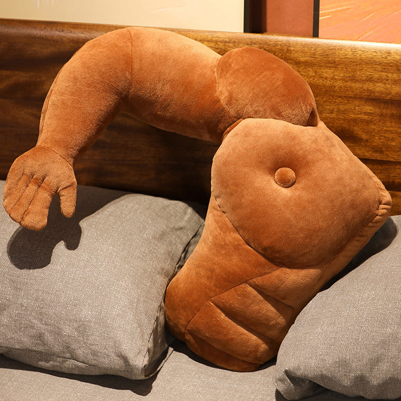 Oreiller Bras Musclé Drôle – Coussin Peluche Petit Ami pour Dormir, Idée Cadeau Insolite