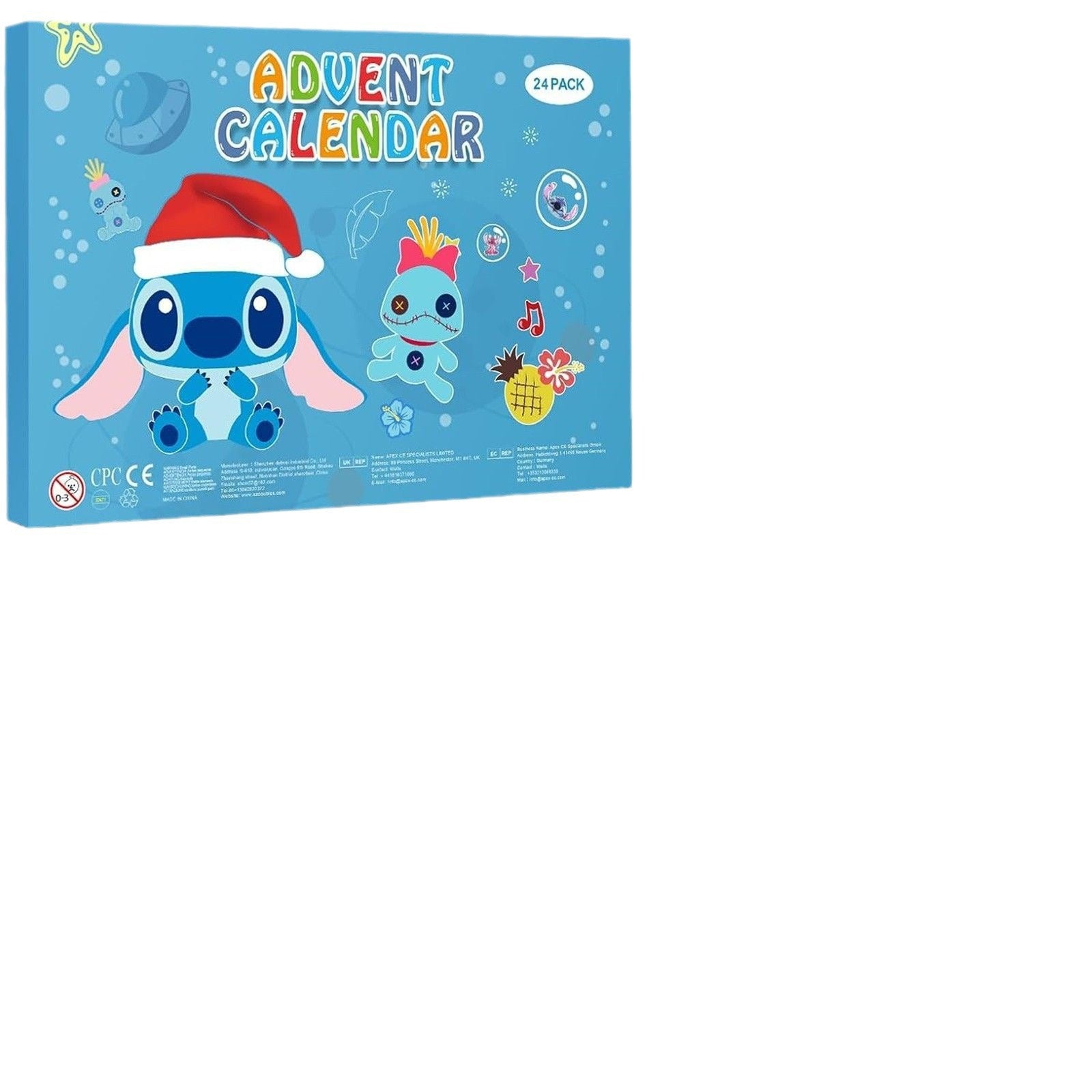 Calendrier de l’Avent Créatif Stitch | Kit DIY Bracelets pour Enfants & Ados | Coffret Cadeau Noë