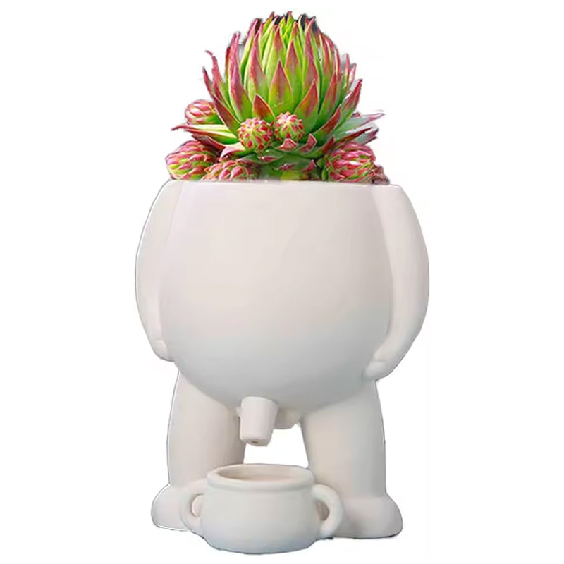 Vase Rigolo « Peeing » | Décoration Originale Maison & Jardin pour Plantes