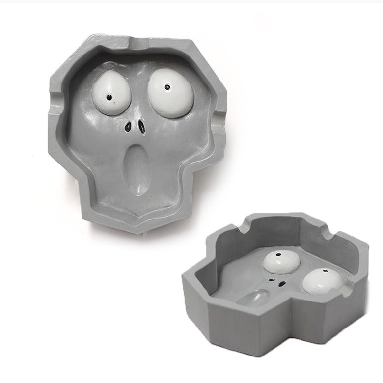 Cendrier Fantôme en Résine – Décoration de Bureau Créative et Amusante