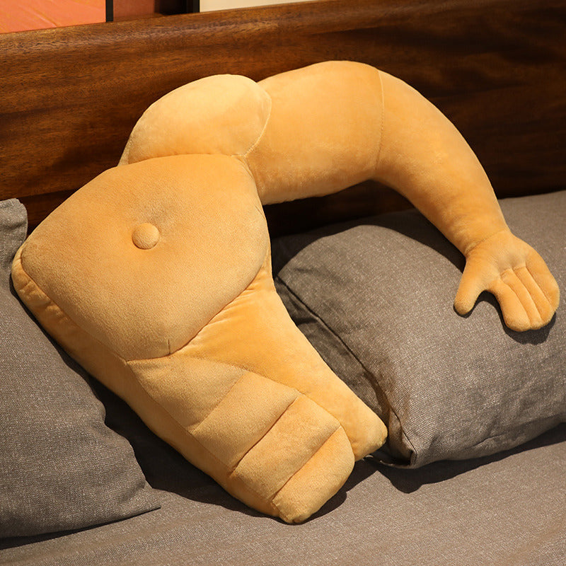 Oreiller Bras Musclé Drôle – Coussin Peluche Petit Ami pour Dormir, Idée Cadeau Insolite