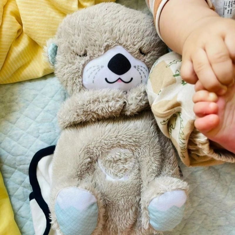 Peluche Apaisante Bébé avec Respiration et Musique – Otarie ou Ourson – Aide au Sommeil et à l’Apaisement