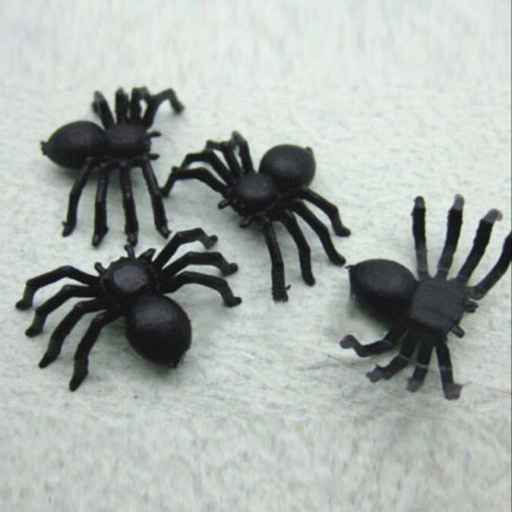 Lot de 50 Fausses Araignées Halloween – Décorations Effrayantes et Accessoires de Farces