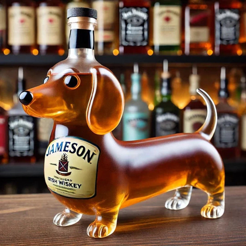 Carafe à Whisky 10oz Rigolote « Middle Finger » | Canard, Tortue, Chien | Décoration Bar & Maison