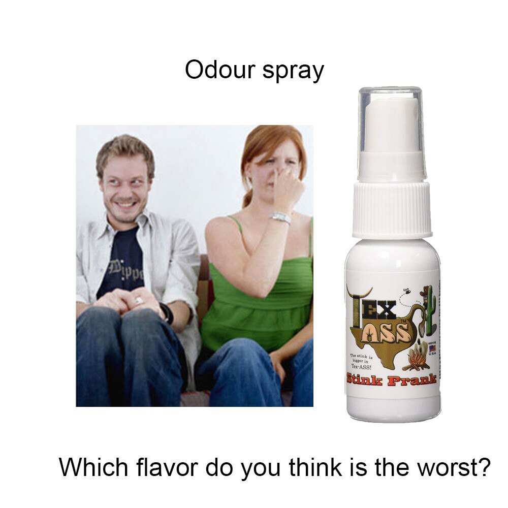 Spray Puanteur Blague 30ml – Bombe à Odeur Drôle pour Farces et Pranks Insolites