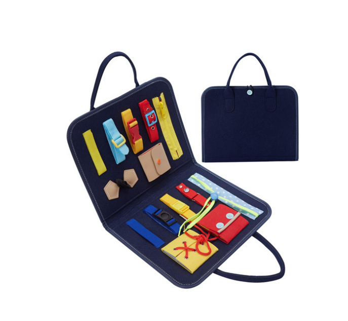 Valise Motrcité Montessori – Jouet Éducatif Précoce pour Enfants TDAH, Dys et Autistes, Développement Motricité Fine et Autonomie