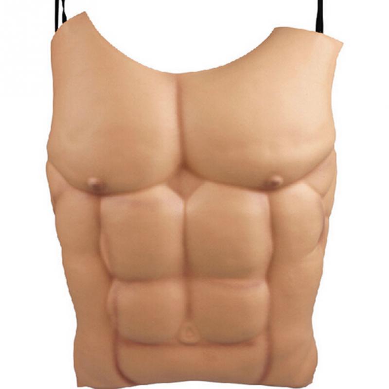 Ventre Musclé Factice Déguisement Homme – Accessoire Drôle Halloween et Soirée
