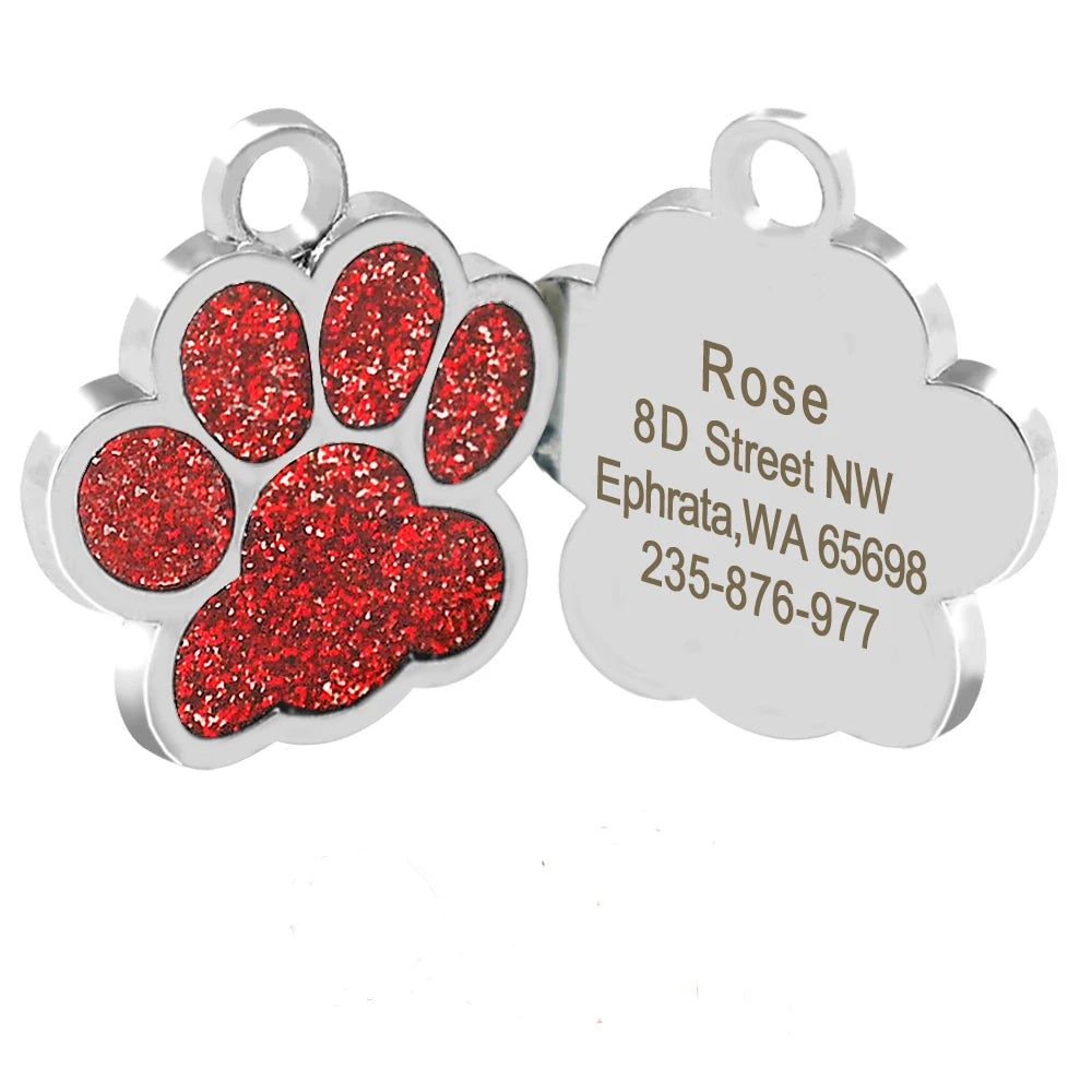 Médaillon Personnalisé pour Animal | Gravé avec Nom et Collier | Accessoire Chien & Chat