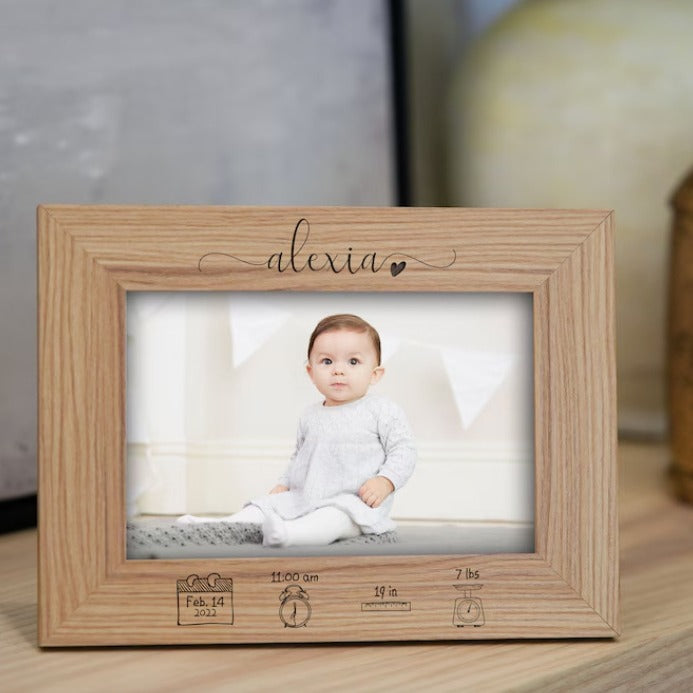 Cadre Photo Personnalisé Gravé | Cadeau