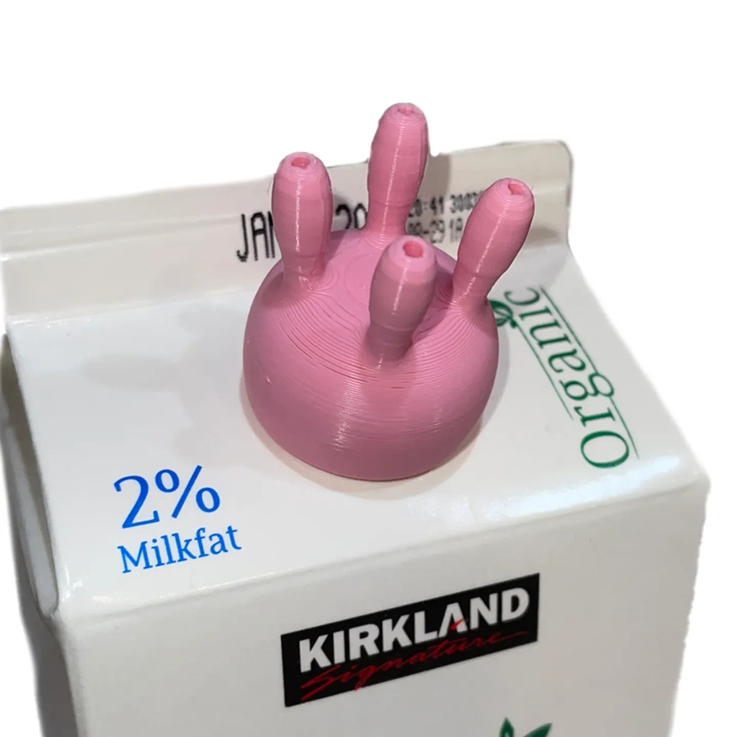 Bouchon Verseur Drôle Bouteille de Lait Renversée – Accessoire de Cuisine Humour & Originalité