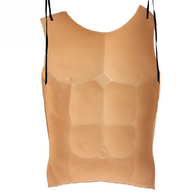 Ventre Musclé Factice Déguisement Homme – Accessoire Drôle Halloween et Soirée