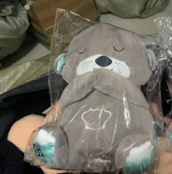Peluche Apaisante Bébé avec Respiration et Musique – Otarie ou Ourson – Aide au Sommeil et à l’Apaisement