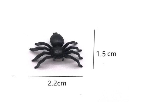 Lot de 50 Fausses Araignées Halloween – Décorations Effrayantes et Accessoires de Farces