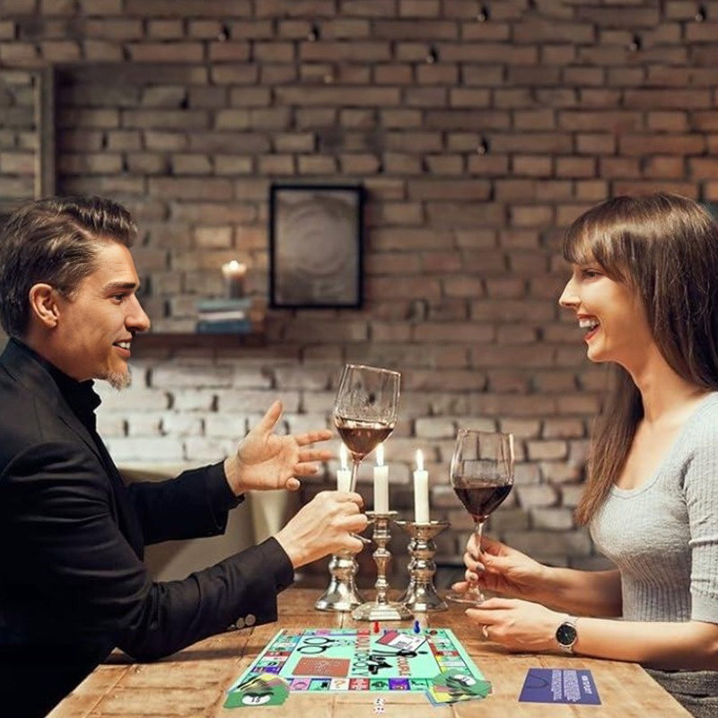 Jeu de Société Adultopoly | Jeu Drôle pour Couples | Idéal Saint-Valentin