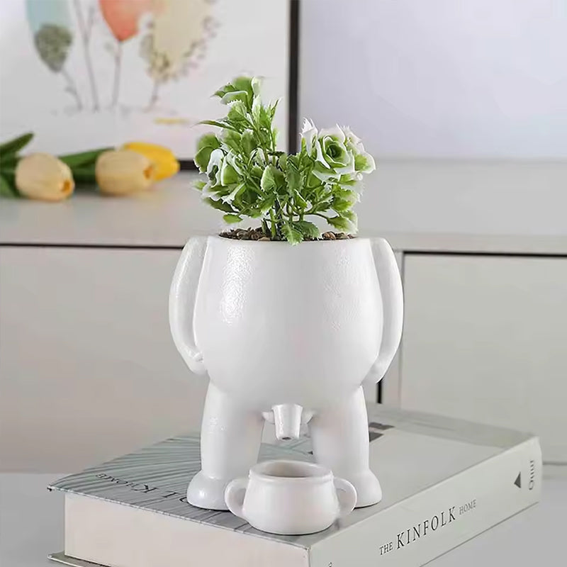Vase Rigolo « Peeing » | Décoration Originale Maison & Jardin pour Plantes