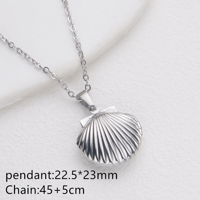 Collier Femme Cœur Personnalisé avec Boîte Album Photo – Acier Inoxydable Doré