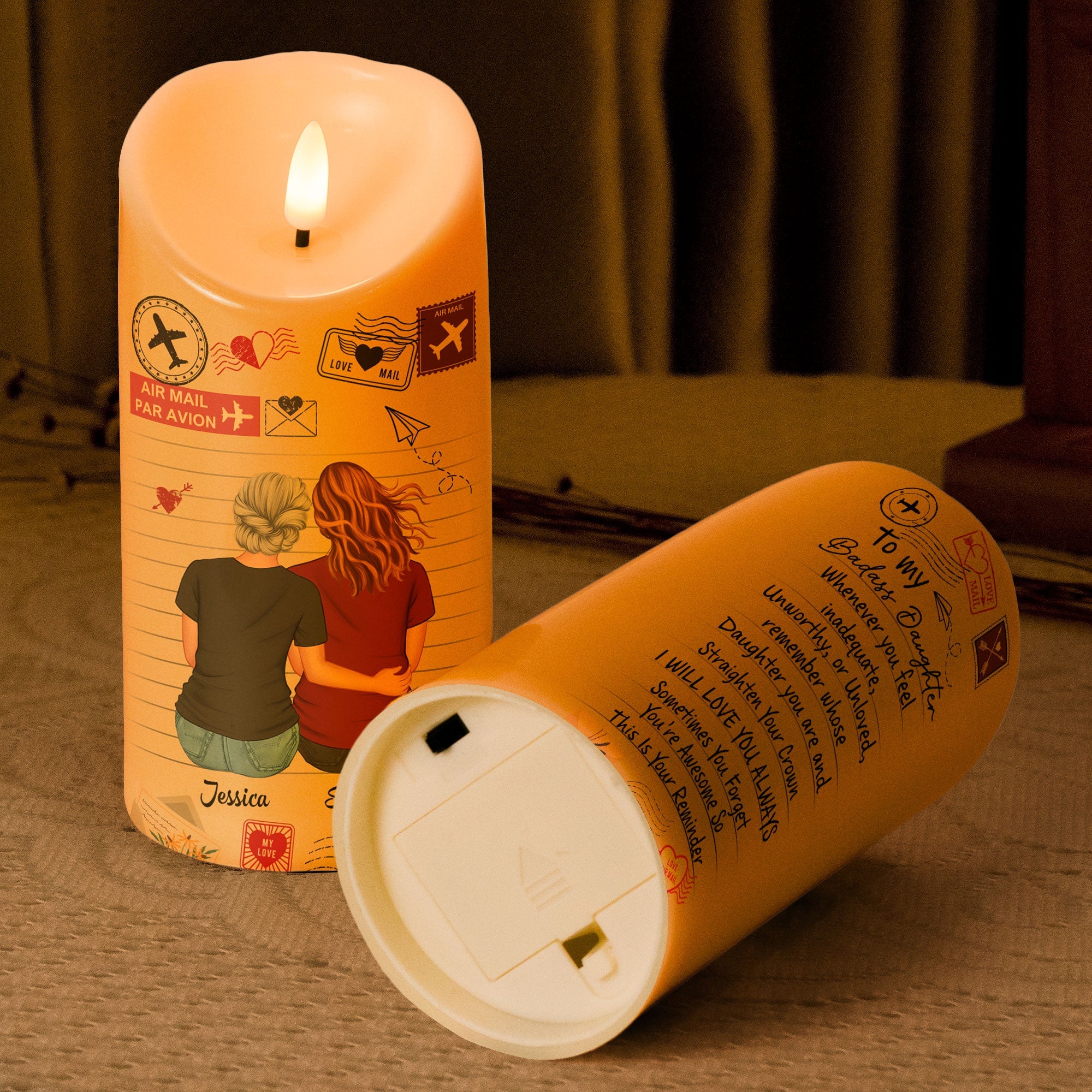 Bougie LED Personnalisée « I’ll Love You Always » | Cadeau Romantique et Lumineux
