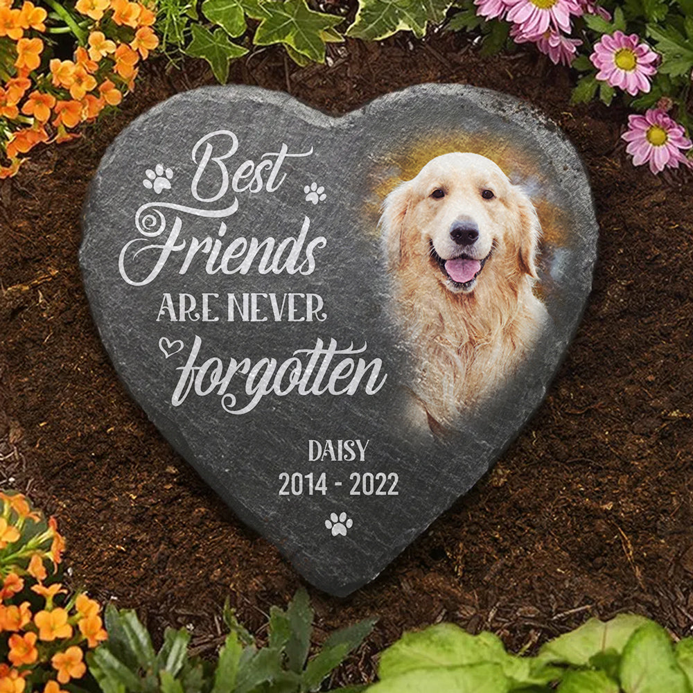 Pierre commémorative personnalisée chien – Mémorial animal de compagnie, hommage perte de chien