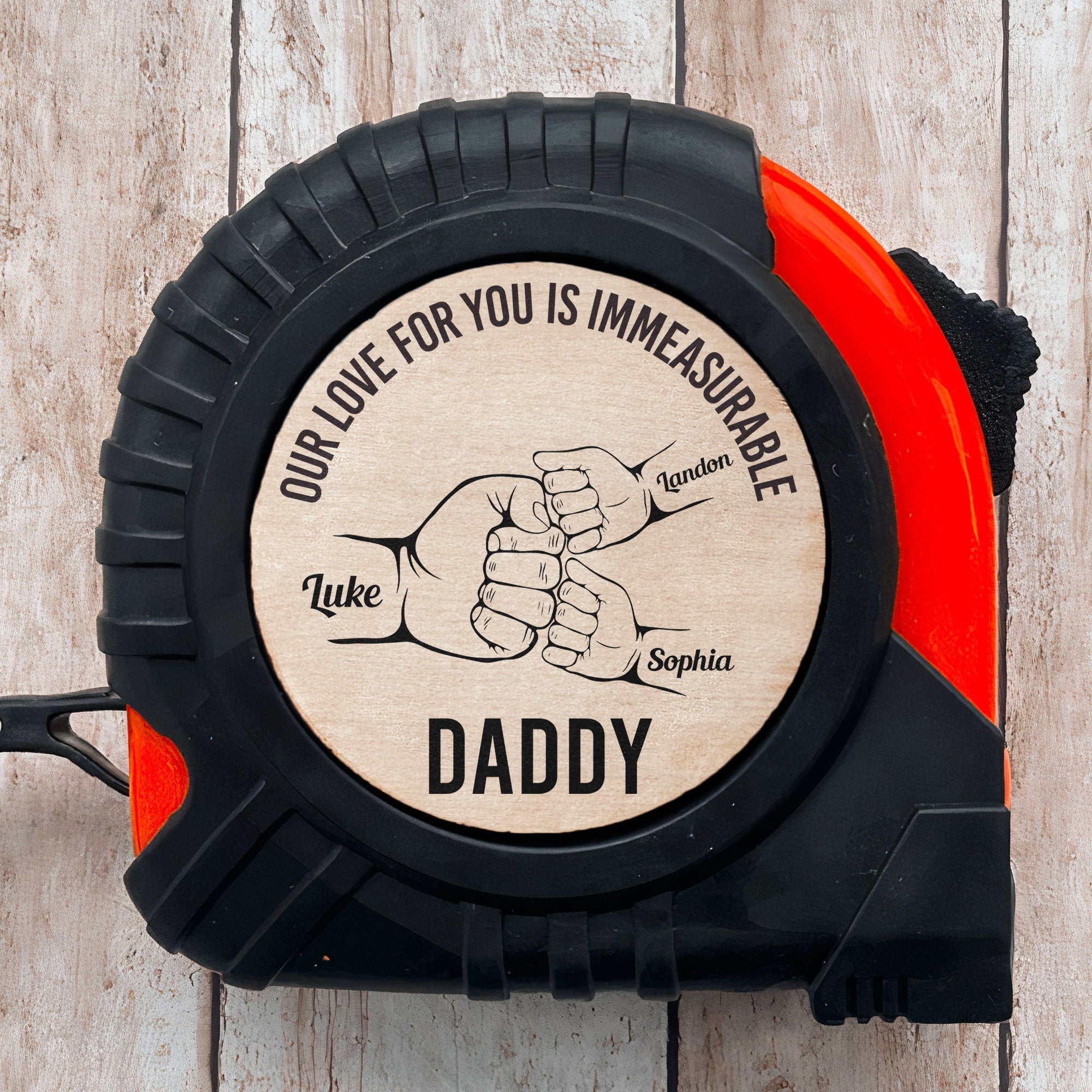 Mètre Ruban Personnalisé Papa – Cadeau Pratique & Émotionnel Fête des Pères