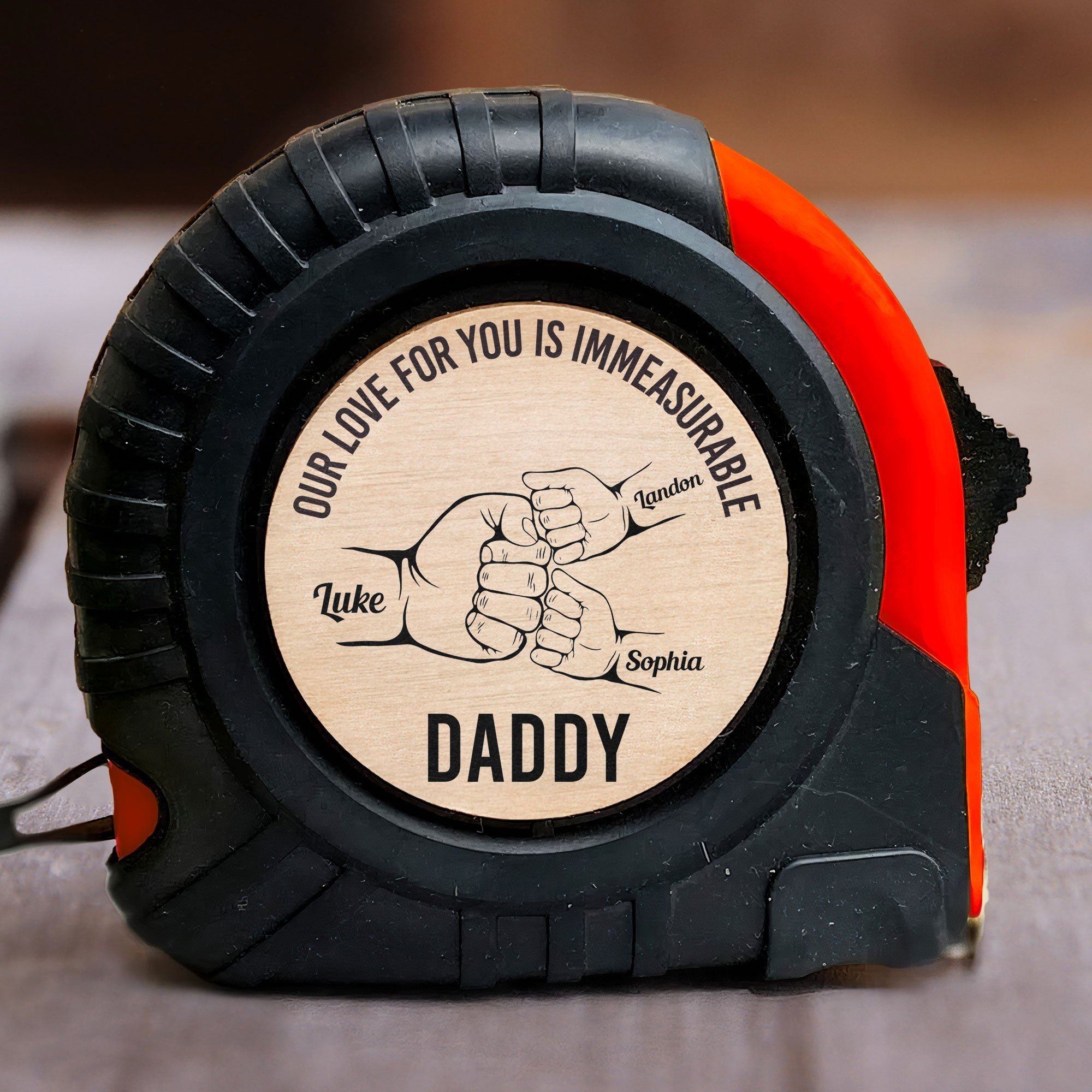 Mètre Ruban Personnalisé Papa – Cadeau Pratique & Émotionnel Fête des Pères