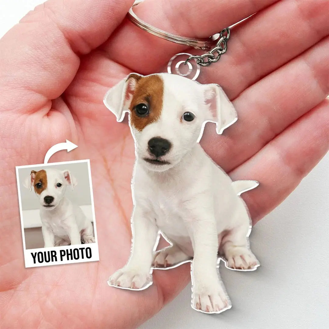 Porte-clés Acrylique Personnalisé - Photo de Votre Chien