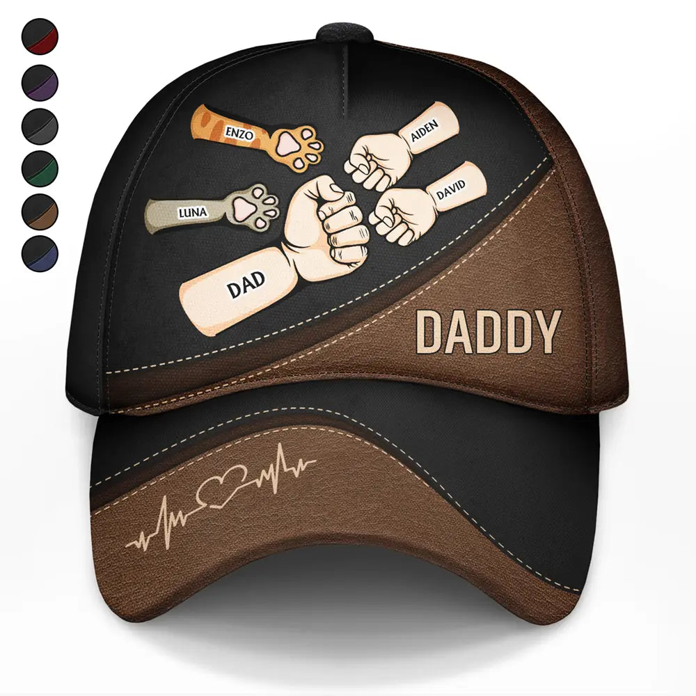 Casquette Personnalisée Papa – Cadeau Unique pour Père et Grand-Père