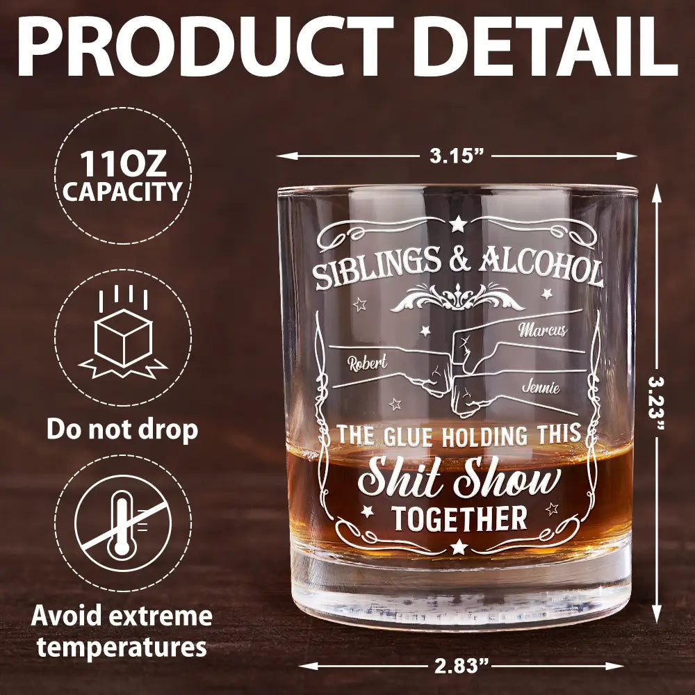 Verre à Whisky Personnalisé Amis & Famille